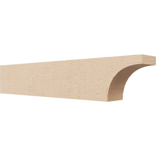 Ekena Millwork 4in. W x 6in. H x 32in. L Huntington Woodgrain TimberThane Rafter Tail, Primed Tan RFTUR04X06X32HUNRCPR - main